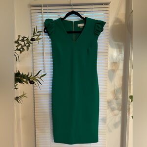 Calvin Klein green dress